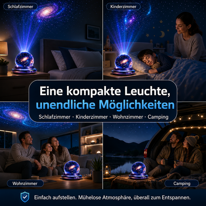 🔮 Nachtlicht-Projektor – intelligenter holografischer Sternenprojektor🔮