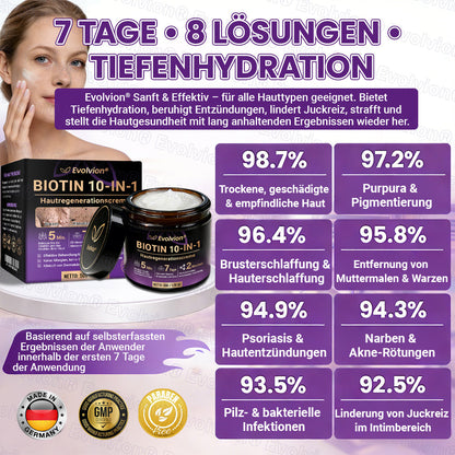Hergestellt und versendet aus Deutschland ✨ Evolvion® Biotin 10-in-1 Hautrestaurationscreme 🔥🔥