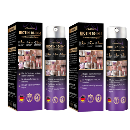 Hergestellt und versandt aus Deutschland ✨Evolvion® Biotin 10-in-1 Hautregenerations-Spray 🌵🌵