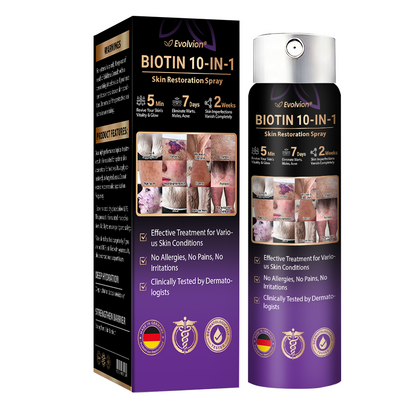 Hergestellt und versandt aus Deutschland ✨Evolvion® Biotin 10-in-1 Hautregenerations-Spray 🌵🌵