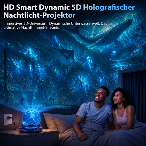 🔮 Nachtlicht-Projektor – intelligenter holografischer Sternenprojektor 🌼🌼🌼🌼