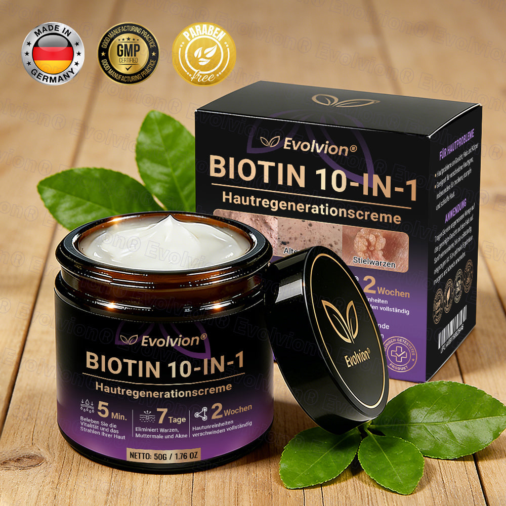 Hergestellt und versendet aus Deutschland ✨ Evolvion® Biotin 10-in-1 Hautrestaurationscreme 🔥🔥
