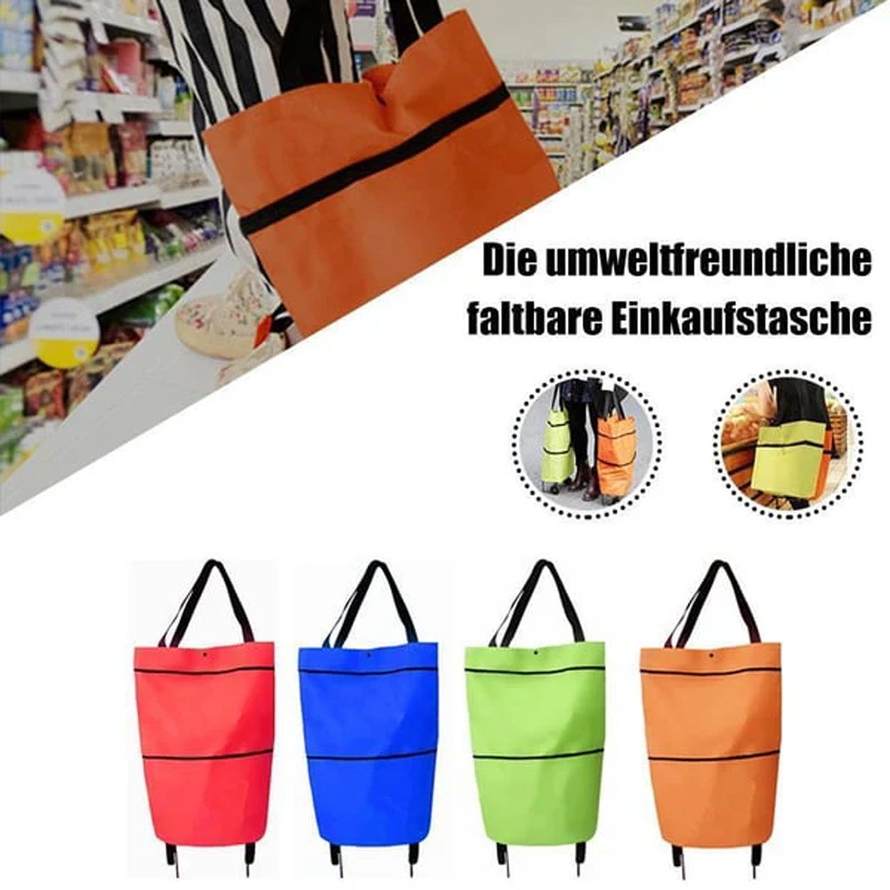 🛢️ Angebot 2026 – Mehr als 31.000 verkauft! 2-in-1 faltbarer Einkaufstrolley 🍀🍀