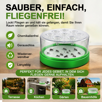 Fliegenfrei ohne Strom – Wiederverwendbare Falle für Haus & Garten