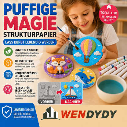 IEY® 3D-Strukturpapier mit Aufpluster-Effekt 🌼