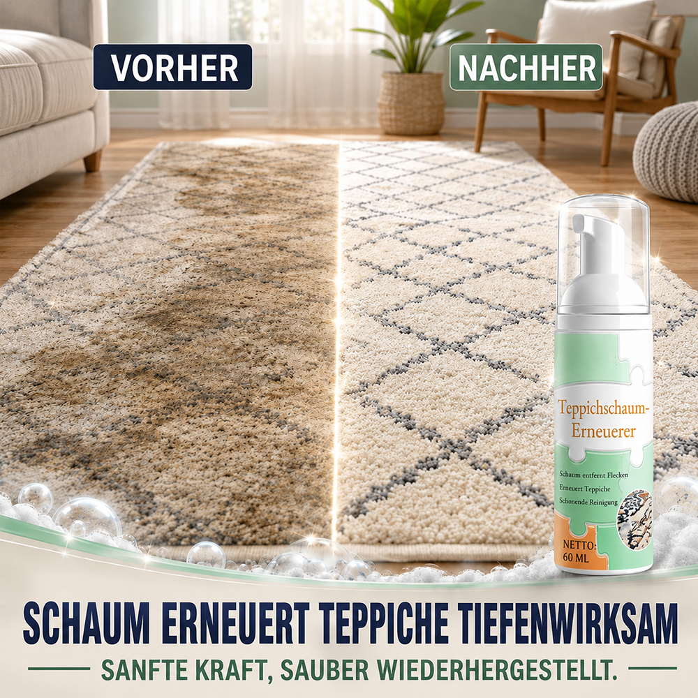 Mehrzweck-Schaumreiniger & Fleckenentferner ohne Wasser – pflanzenbasiert, ungiftig & tierfreundlich