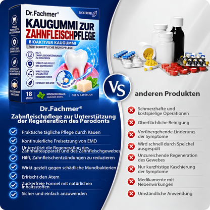 Dr.Fachmer® Gumcare Zahnfleischpflege-Kaugummi -up