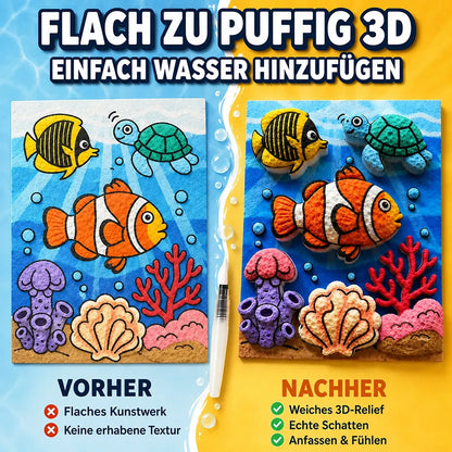 IEY® 3D Plusterpapier mit Relief-Effekt🌼  -up