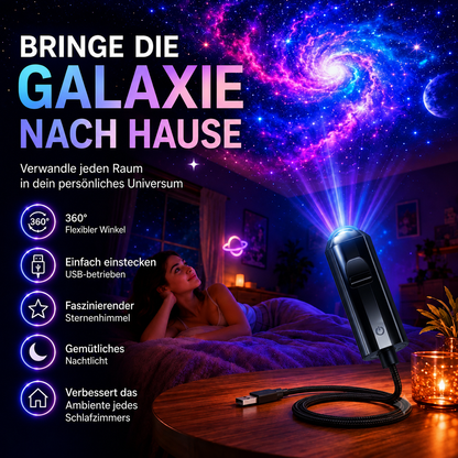💡BVJ® Plug-and-Play HD Galaxy & Ozean Projektor-Nachtlicht🥳 50.000+ zufriedene Nutzer 🌼