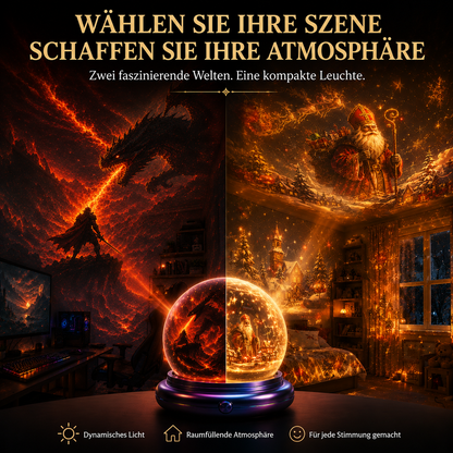 🔮 Nachtlicht-Projektor – intelligenter holografischer Sternenprojektor 🌼