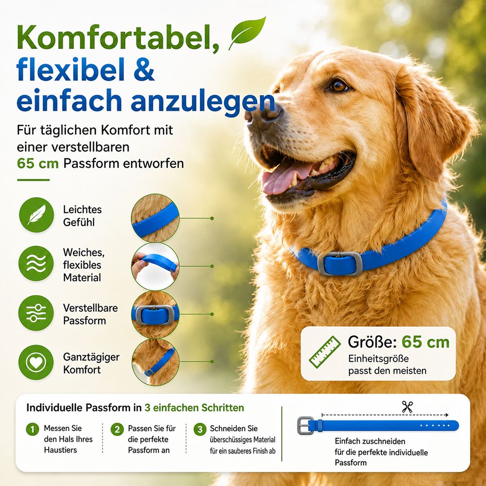Natural Essential Oil Flea & Tick Collar for Pets
