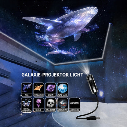 💡BVJ® Plug-and-Play HD Galaxy & Ozean Projektor-Nachtlicht🥳 50.000+ zufriedene Nutzer 🌼