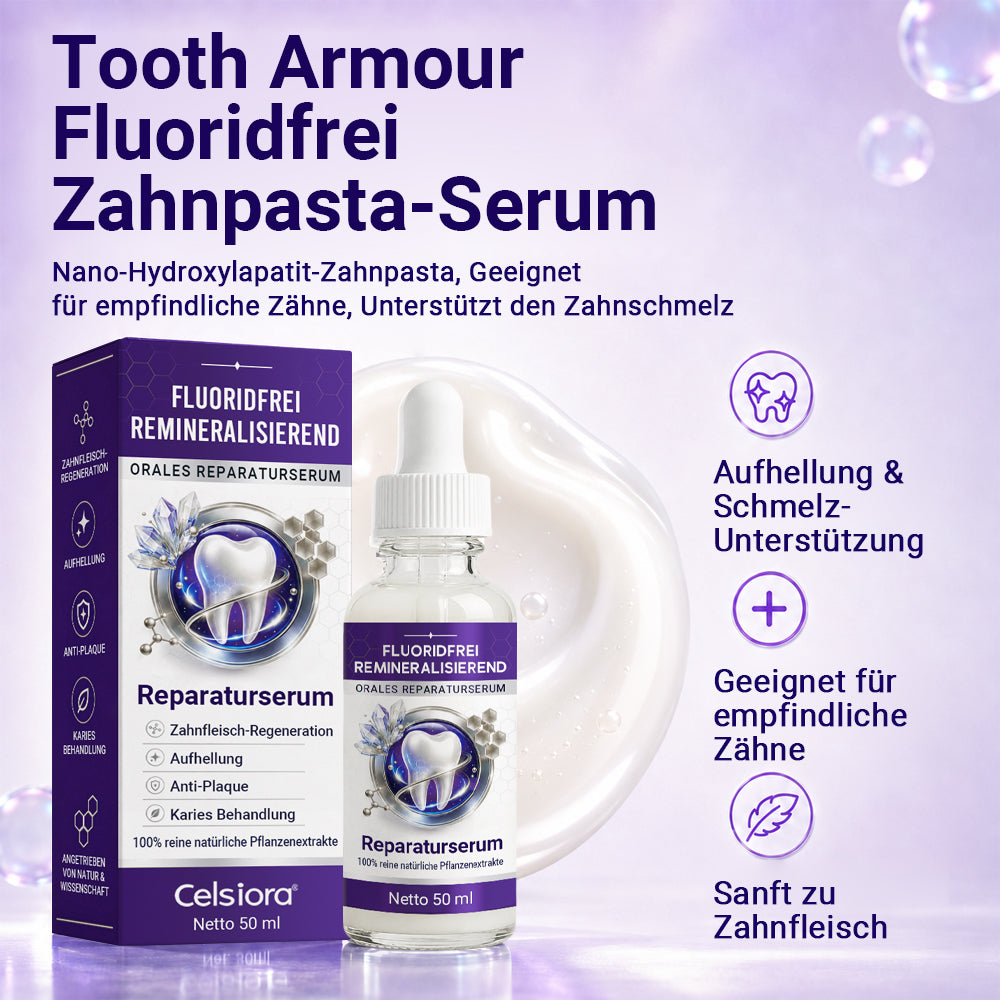🌼 Celsiora® Fluoridfreies Remineralisierendes Mundpflege-Serum – Fortschrittliche Pflege für Zahnschmelz & Zahnfleisch