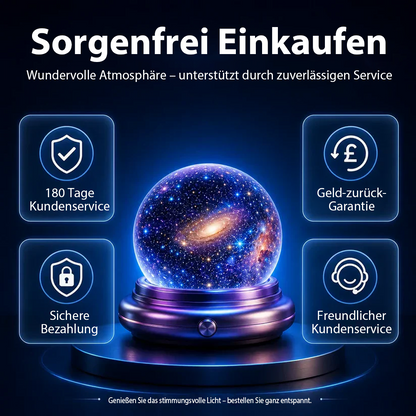 🔮 Nachtlicht-Projektor – intelligenter holografischer Sternenprojektor🔮