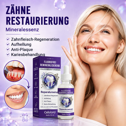 🌼 Celsiora® Fluoridfreies Remineralisierendes Mundpflege-Serum – Fortschrittliche Pflege für Zahnschmelz & Zahnfleisch