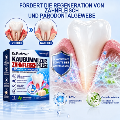 Dr.Fachmer® Gumcare Zahnfleischpflege-Kaugummi -up