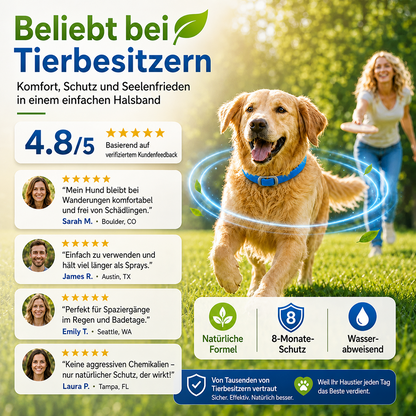 Natural Essential Oil Flea & Tick Collar for Pets
