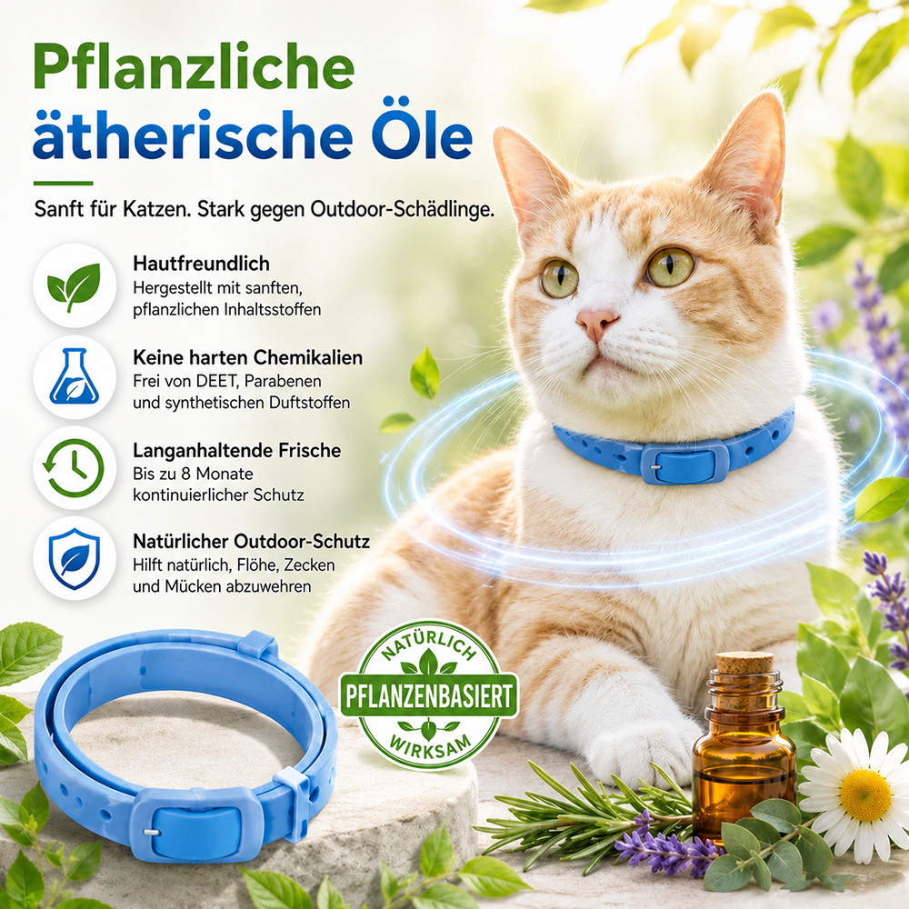 Natural Essential Oil Flea & Tick Collar for Pets
