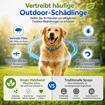 Natural Essential Oil Flea & Tick Collar for Pets