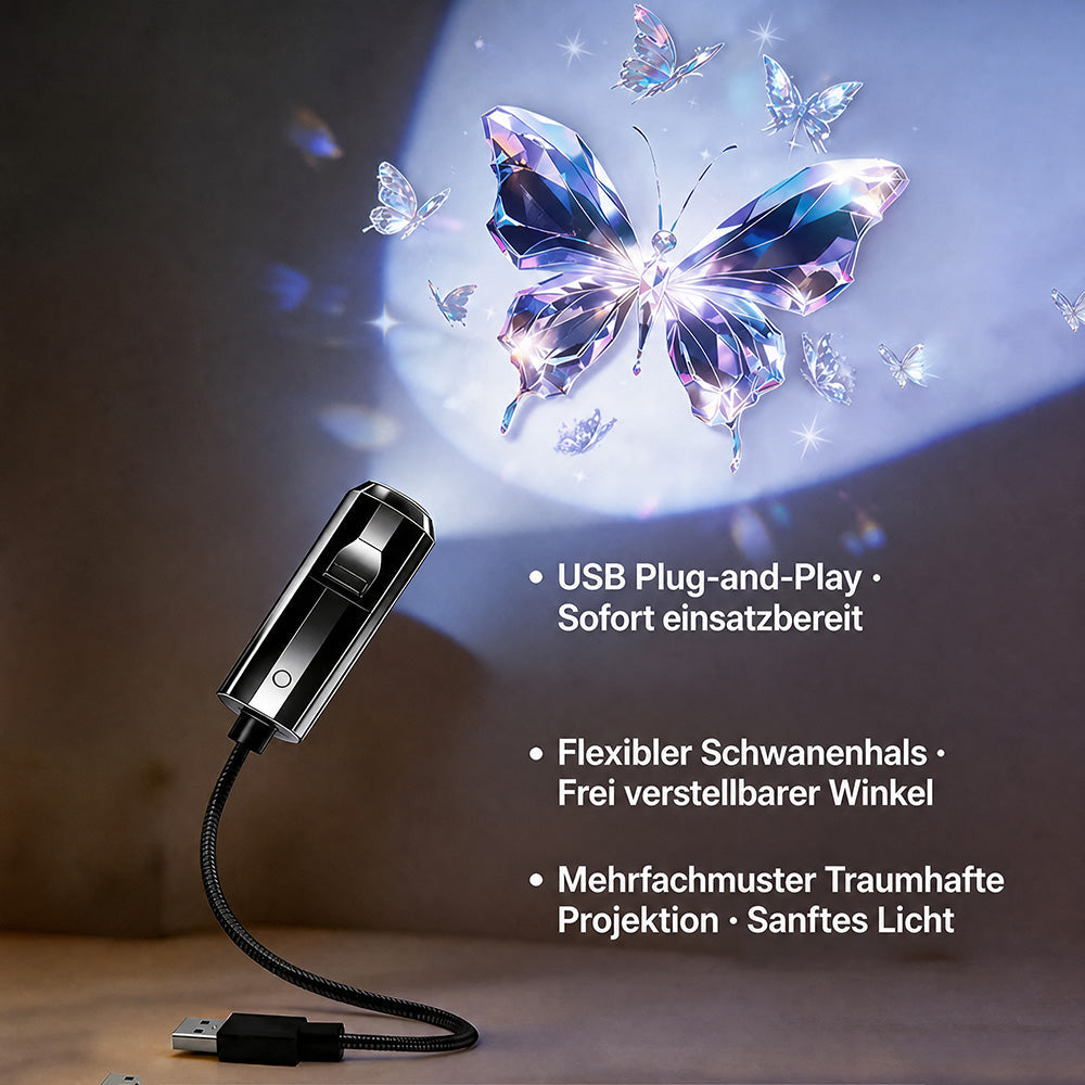 💡BVJ® Plug-and-Play HD Galaxy & Ozean Projektor-Nachtlicht🥳 50.000+ zufriedene Nutzer 🌼