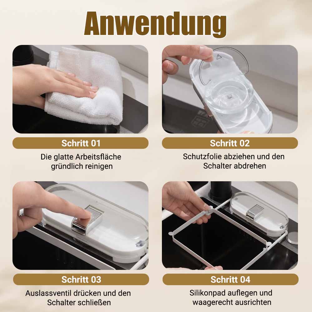 2-in-1 Spülbecken-Filterkorb mit Saugnapf – Beweglicher Abfallfilter mit Einweg-Abflussnetzen-up