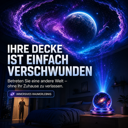 🔮 Nachtlicht-Projektor – intelligenter holografischer Sternenprojektor🔮