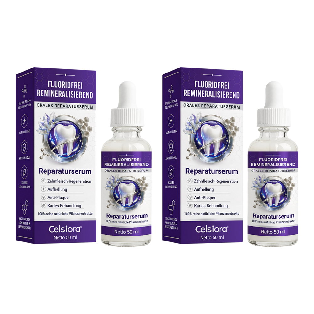 🌼 Celsiora® Fluoridfreies Remineralisierendes Mundpflege-Serum – Fortschrittliche Pflege für Zahnschmelz & Zahnfleisch