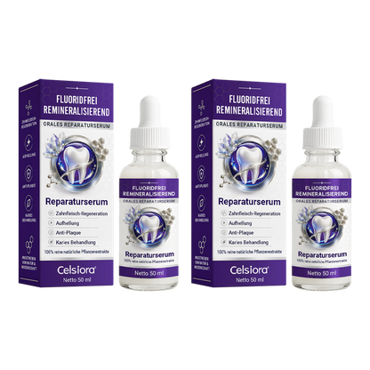 🌼 Celsiora® Fluoridfreies Remineralisierendes Mundpflege-Serum – Fortschrittliche Pflege für Zahnschmelz & Zahnfleisch